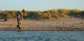 Casting from land Casting from land