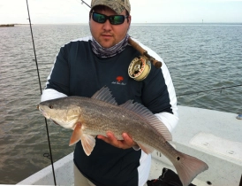 Roy with a redfish Roy with a redfish