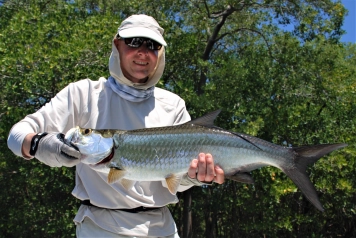 Alan Youell with a tarpon Alan Youell with a tarpon