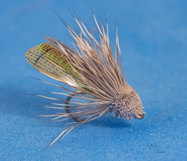 Streaking caddis style muddler Streaking caddis style muddler