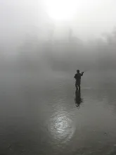 User submitted picture: december grayling fishing