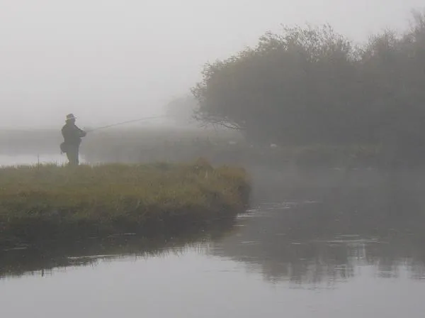 User submitted picture: Fishing in the fog. North...